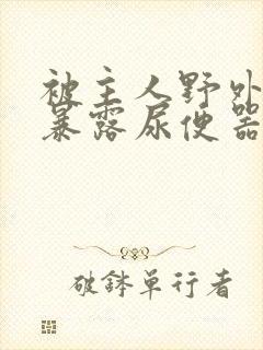 被主人野外调教暴露尿便器