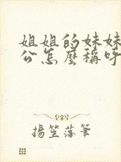 姐姐的妹妹的老公怎么称呼