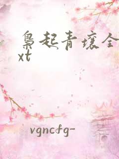 枭起青壤全本txt