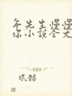 年先生慢慢喜欢你小说全文免费阅读