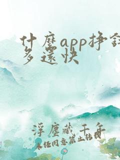 什么app挣钱多还快