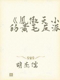 《凤傲天小说里的黄毛反派也想要幸福》