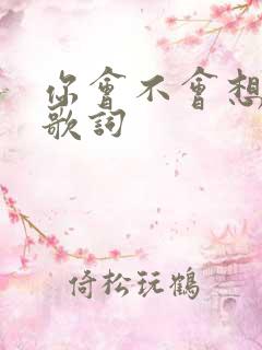 你会不会想起我歌词