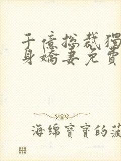 千亿总裁独宠替身娇妻免费