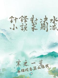 针锋对决水千丞小说未删减