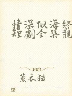 情深似海终成空短剧全集观看