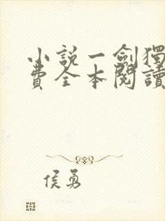 小说一剑独尊免费全本阅读