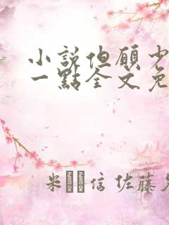 小说但愿少爱你一点全文免费阅读