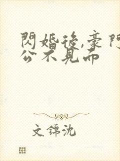 闪婚后,豪门老公不见面