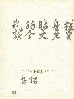 我的贴身校花小说全文免费阅读无弹窗