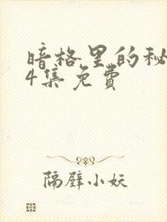 暗格里的秘密24集免费