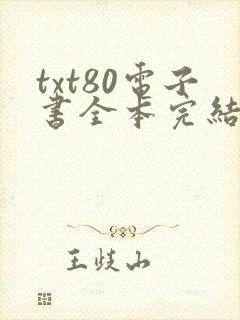 txt80电子书全本完结免费下载