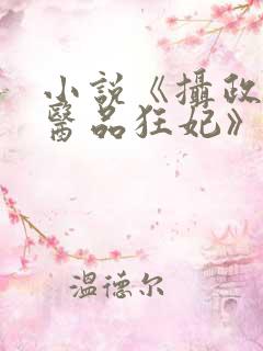 小说《摄政王的医品狂妃》