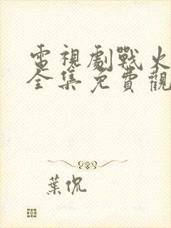 电视剧战火红颜全集免费观看