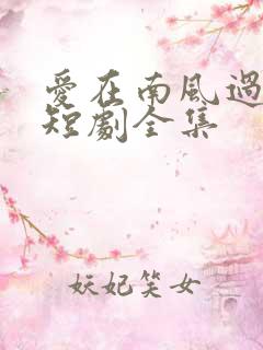 爱在南风过境时短剧全集