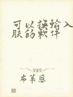 可以换输入法皮肤的软件