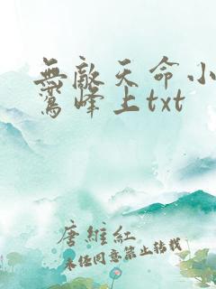 无敌天命小说青鸾峰上txt