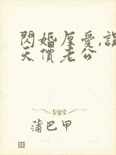 闪婚厚爱,误嫁天价老公