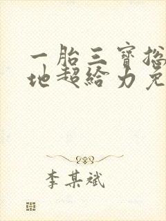 一胎三宝总裁爹地超给力免费阅读