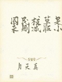 国民校草是女生未删减版小说