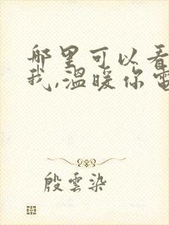 哪里可以看点燃我,温暖你电视剧