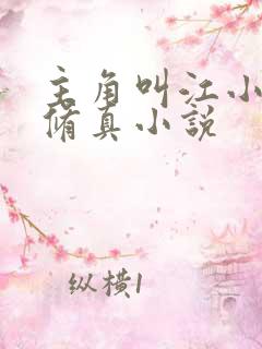 主角叫江小白的修真小说