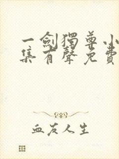 一剑独尊小说全集有声免费听