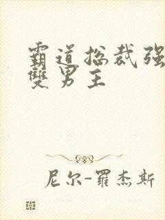 霸道总裁强制爱双男主