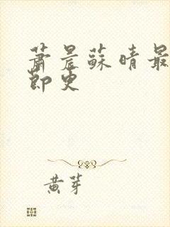 萧晨苏晴最新章节更