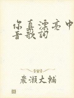 你真漂亮中文谐音歌词