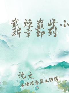 武炼巅峰小说最新章节列