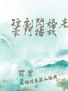 短剧闪婚老公是豪门播放