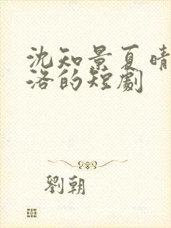 沈知景夏晴白洛洛的短剧