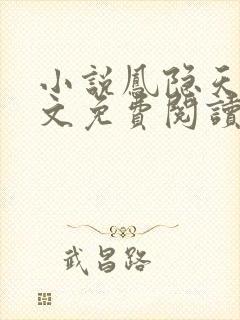 小说凤隐天下全文免费阅读