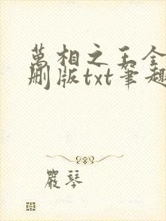 万相之王全本无删版txt笔趣阁