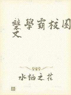 双学霸校园甜宠文