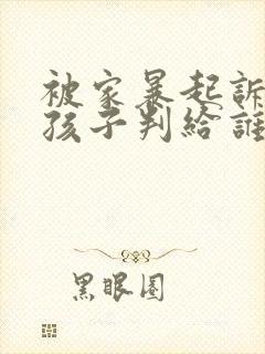 被家暴起诉离婚孩子判给谁