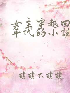 女主穿越回80年代的小说