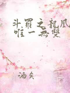 斗罗之龙凰传说 唯一无双