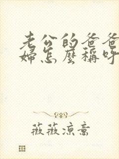 老公的爸爸儿媳妇怎么称呼