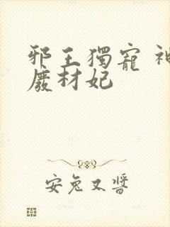 邪王独宠 神医废材妃