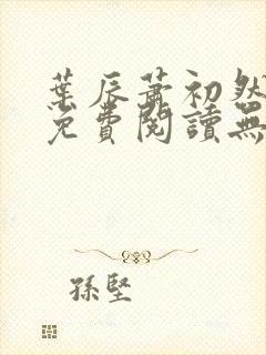 叶辰萧初然小说免费阅读无弹窗