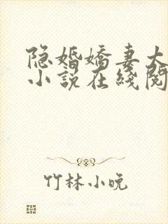 隐婚娇妻太迷人小说在线阅读