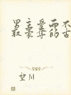 男主爱而不得强取豪夺的古言小说