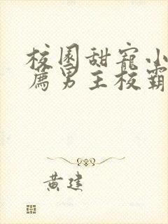 校园甜宠小说推荐男主校霸