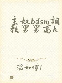 主奴bdsm调教男男高h