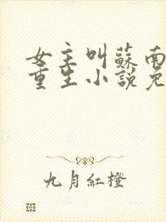 女主叫苏南清的重生小说免费阅读