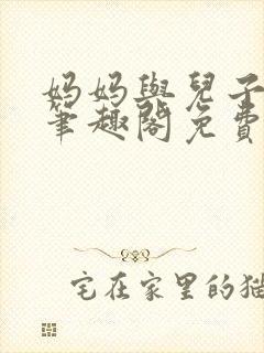 妈妈与儿子小说笔趣阁免费阅读