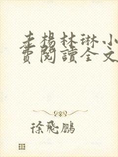 老杨林琳小说免费阅读全文