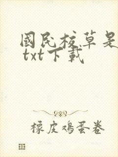 国民校草是女生 txt下载